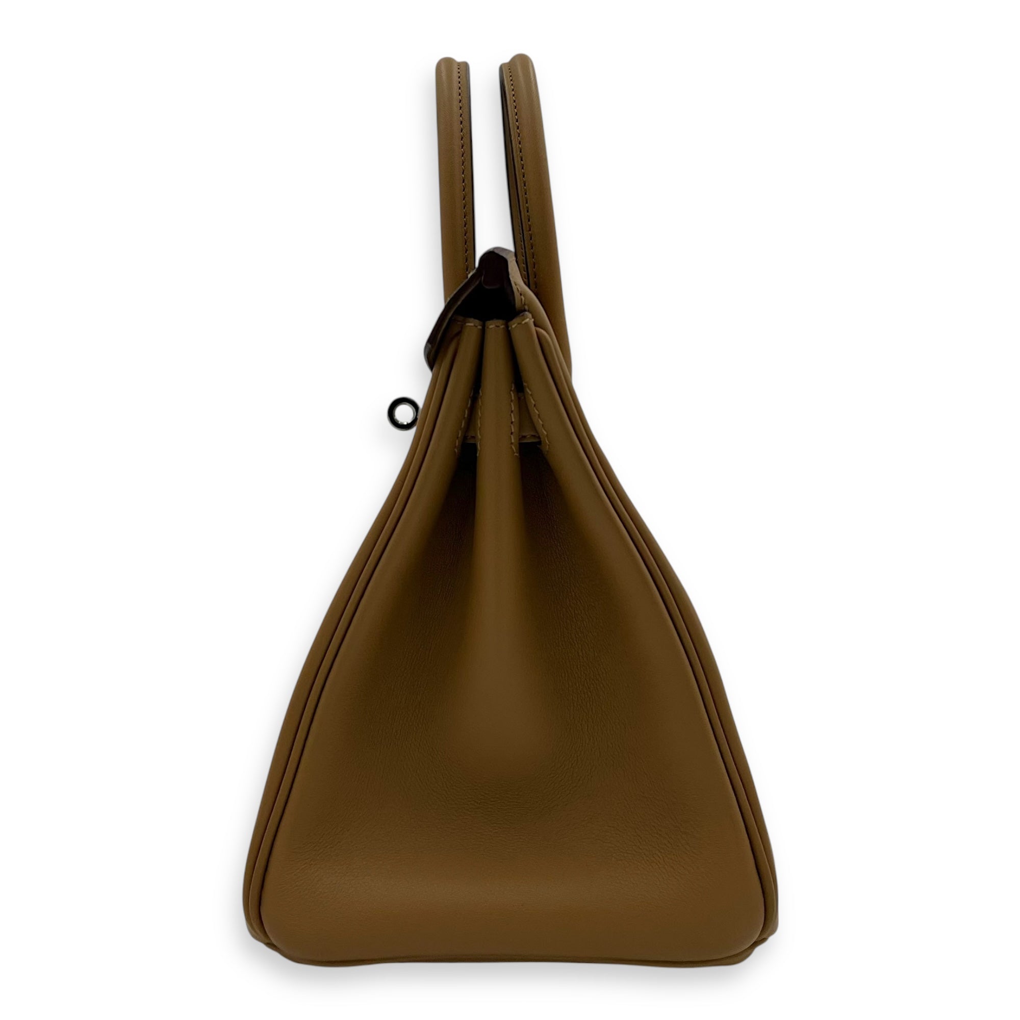 Birkin In 'N Out 25 Biscuit Top Handle Bag in Swift, Gold hardware - Image 5