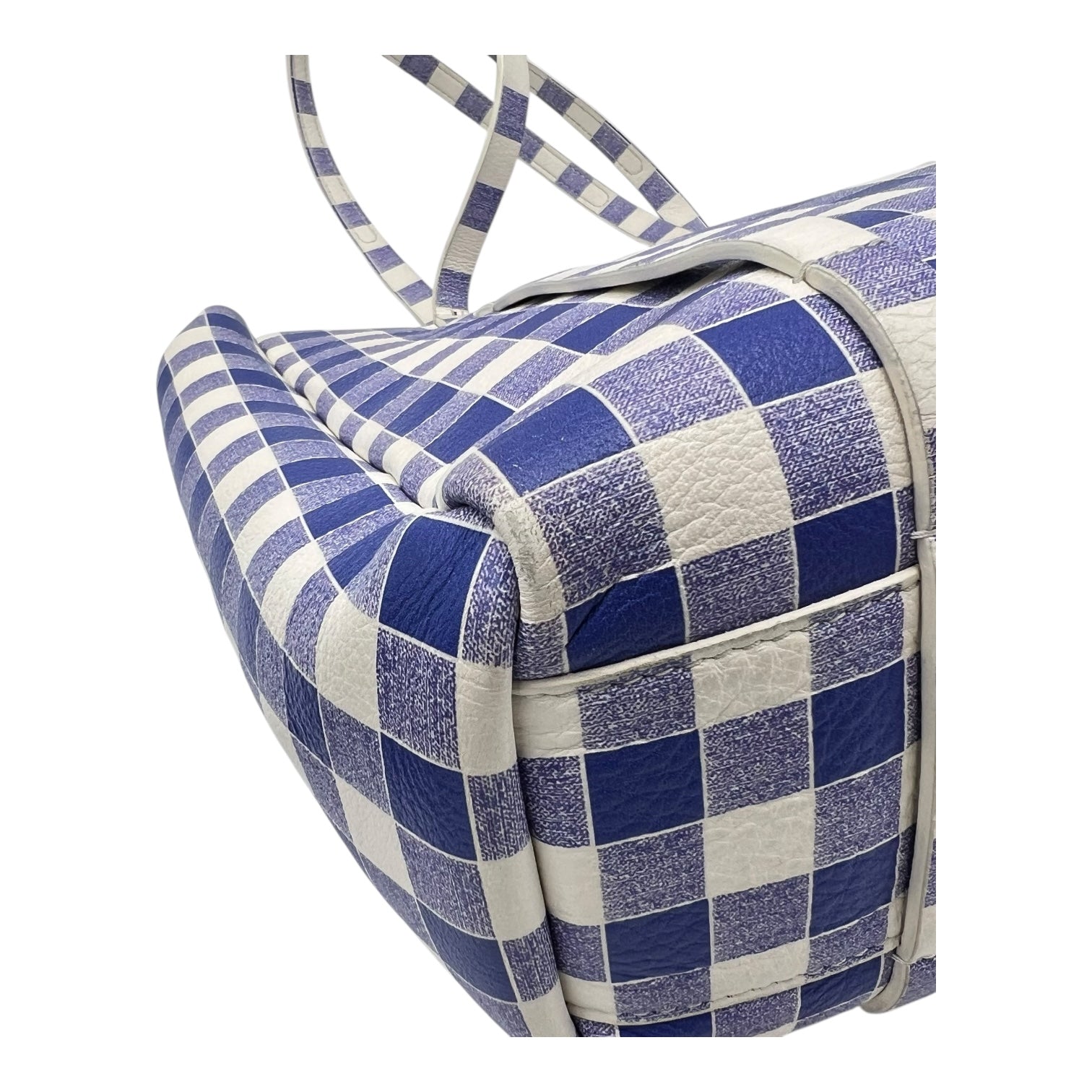 Everyday Tote Bag Blue in Calfskin, Silver hardware - Image 8