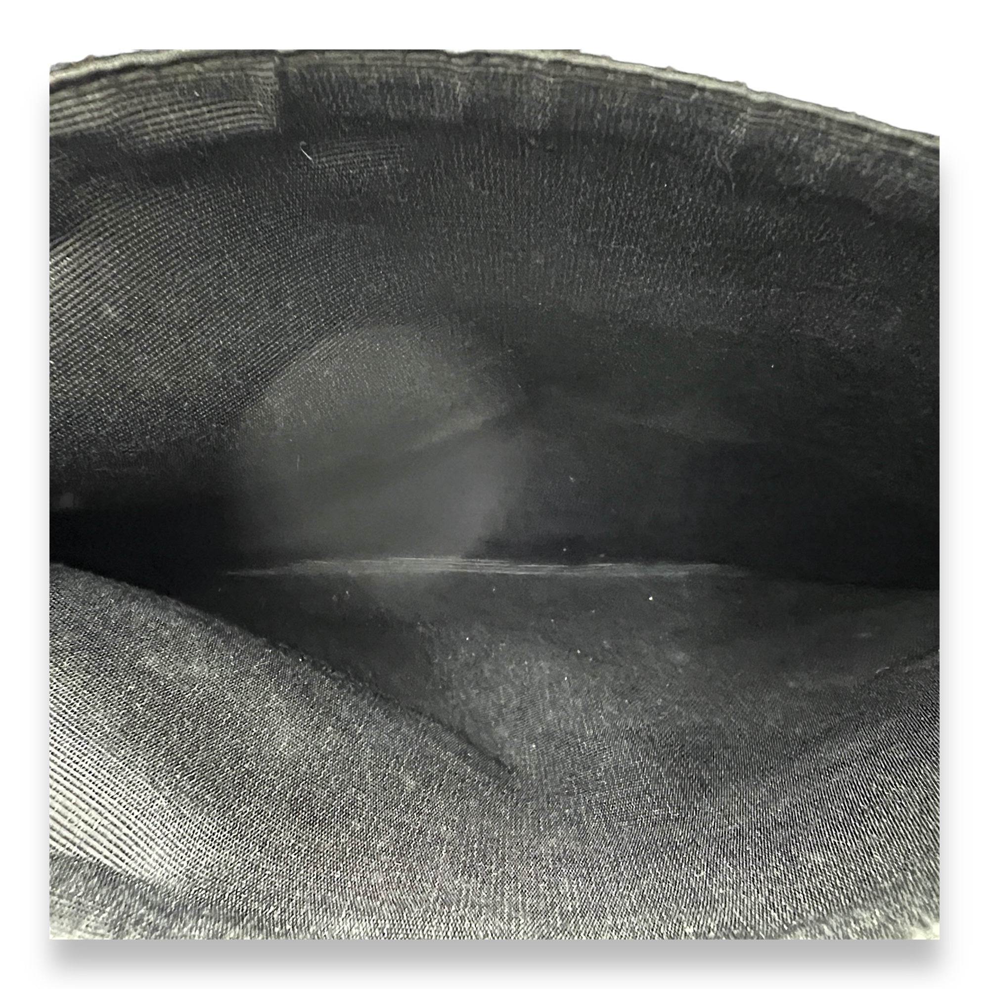 Logo Black Top Handle Bag in Calfskin and Suede, Silver hardware - Image 13